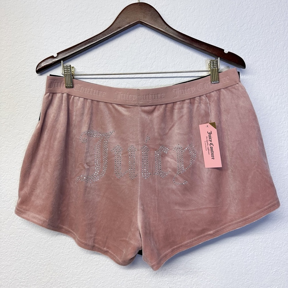 Juicy Couture Velour Bling Shorts Set of 2
